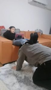 套路直播视频【海绵大大】黑棉袜裸足踩脚垫 bf24502_绳艺库视频下载