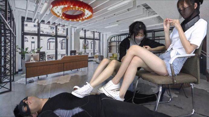 SM连续剧《女老大逗卧底》第一集【南国原创】3D立体拍摄剧情踩踏踢裆舔鞋YC-220620-2_绳艺库视频下载