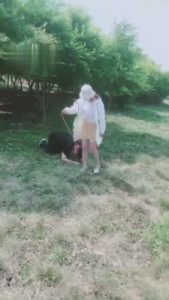 【露娜夫妻】野外遛狗 bf12862_绳艺库视频下载