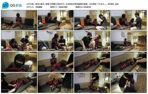 【鹿角与猫爪】紧缚+吊缚跪立乳胶爪爪 全包乳胶衣勒到极限的束腰，完全限制 了行动力……【伪娘】_绳艺库视频下载