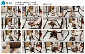 【涵涵】铁链 镣铐项圈紧紧固定_绳艺库视频下载