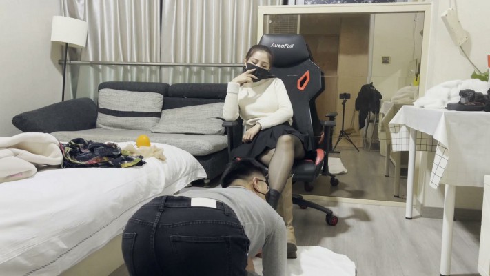 【黑丝诱惑】舔干净原味脏长靴和脏高跟鞋 YC-230308-9_绳艺库视频下载