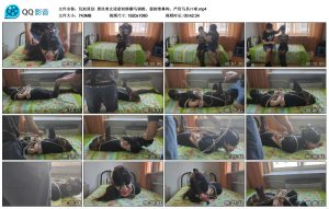 [玩奴原创] 玩奴原创 黑丝美女诺诺初绑驷马调教，强制带鼻钩，严厉马具口球_绳艺库视频下载