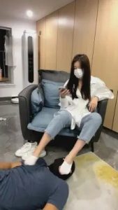 【CC大大】超级Nice-模特原味白袜裸足深喉 G-210718-20_绳艺库视频下载