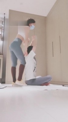 【may老师】给瑜伽会员上课被调 bf4130_绳艺库视频下载