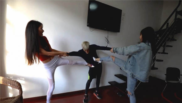 〖H.P.L栖心之栈〗—黑冰芷晴高位踢踩_绳艺库视频下载