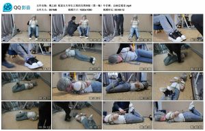 【绳之韵】叛逆女大学生王雨的另类体验（第一集）牛仔裤、白袜后观音_绳艺库视频下载