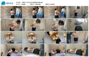 【一绳所爱】白衬衣女孩五花紧缚淋水放置_绳艺库视频下载