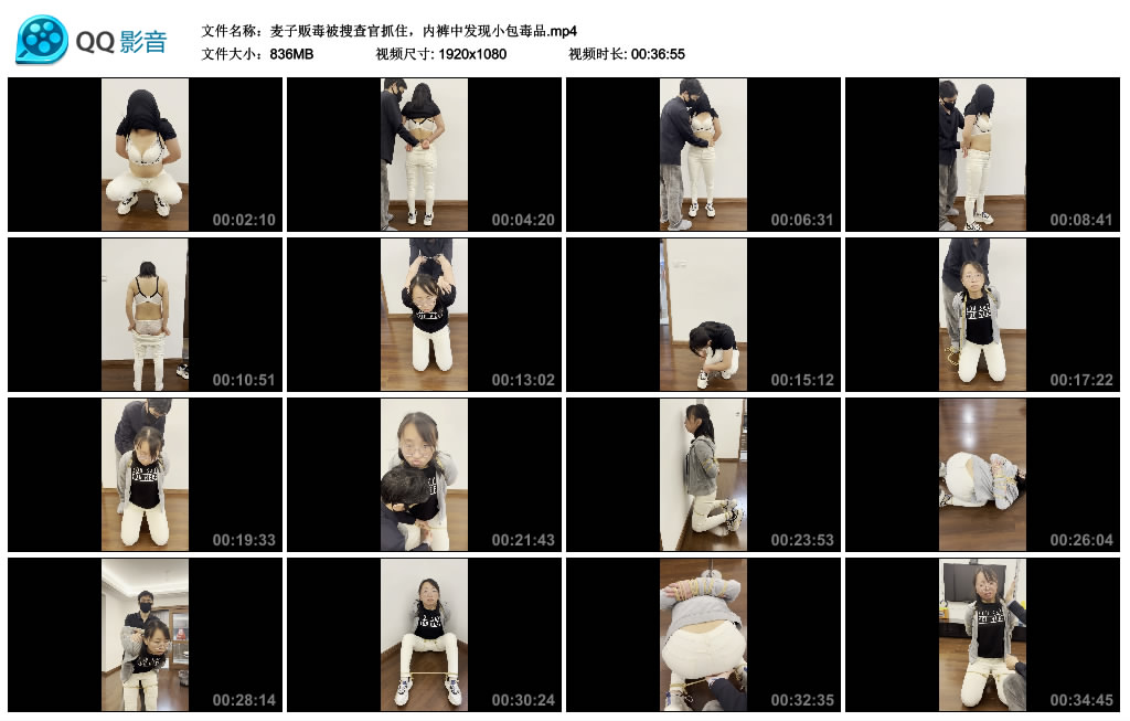 麦子贩毒被搜查官抓住_绳艺库视频下载