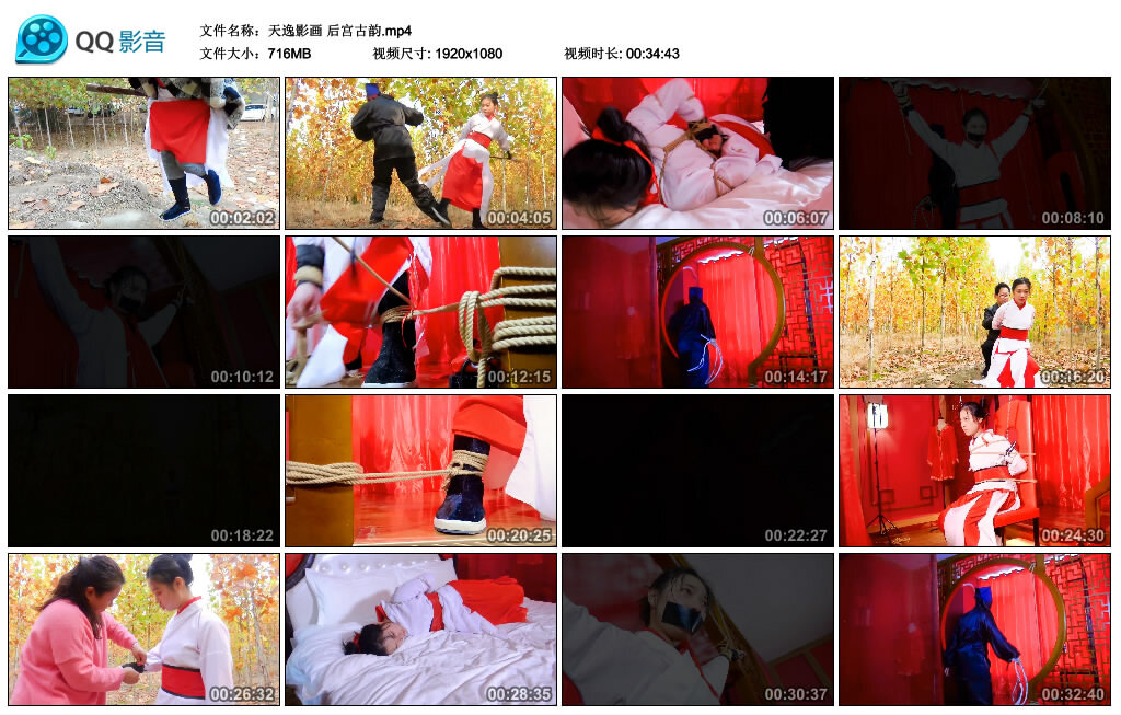 【天逸影画】后宫古韵_绳艺库视频下载