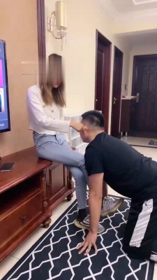 【樱木花椒】椰子鞋黑丝脚踩脚垫 bf18608_绳艺库视频下载