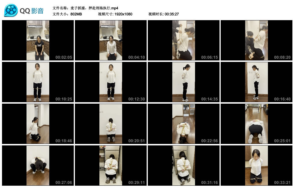 麦子抓捕，押赴刑场执行_绳艺库视频下载