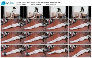 【日记少女】绷带木乃伊01 第一次尝试一半绷带捆绑 放置 强高电击小奶瓶_绳艺库视频下载