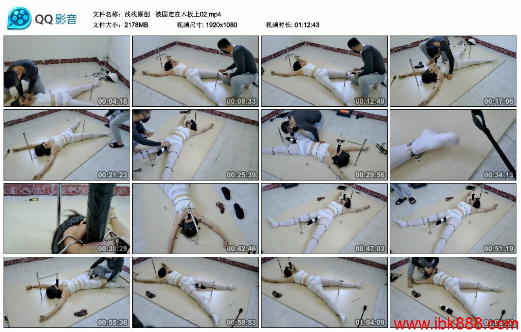 【浅浅原创】被固定在木板上02_绳艺库视频下载