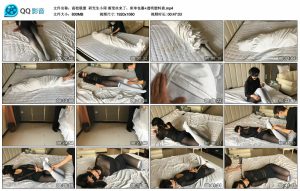 【高校联盟】研究生小周 渐变丝来了，床单包裹+透明塑料袋_绳艺库视频下载