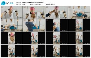 【丝弄影】丝袜堵嘴鼻勾吊绑各种动作限制_绳艺库视频下载