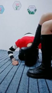 套路直播视频【BiBi】长靴捂白袜原味辱狗/耳光 bf25355_绳艺库视频下载