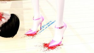 超美美少女漫画系列（拖鞋+肉丝美腿+平底鞋+高跟踩杀）YC-200209_绳艺库视频下载