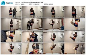 【一绳所爱】喵喵蒙眼堵嘴单腿悬吊 鞭打棒击_绳艺库视频下载