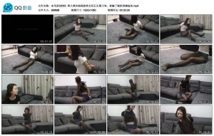 灰鸟原创 两大黑丝细高跟美女玩石头剪刀布，谁输了就把谁捆起来_绳艺库视频下载