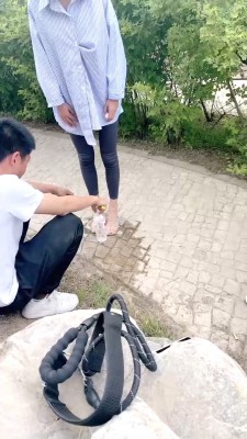 【尤黎】户外-路人小姐姐突然加入【续集】 JS23043003_绳艺库视频下载