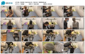 【我家妞妞】丝袜全包处女作，乳胶头套，保鲜膜包裹_绳艺库视频下载