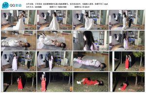 【子衿原创】定拍琳琳婚纱礼服古装蛇缚驷马，首次尝试室外_绳艺库视频下载