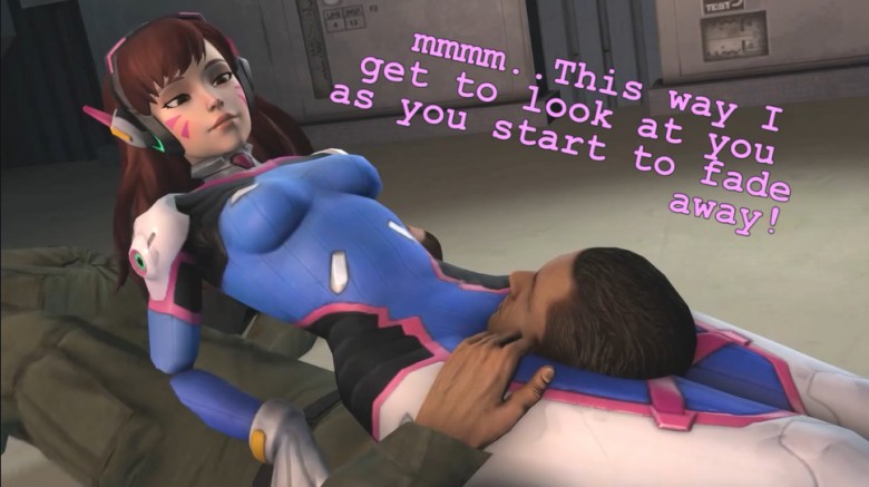 动漫游戏-D.VA 天使 黑百合-高清 踢打坐脸腿绞 O-170422-9_绳艺库视频下载