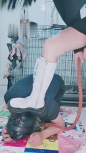 【冷酷狗】长靴/高跟狠踹狗 bf10689_绳艺库视频下载