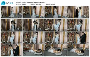 【束缘阁】玫瑰露 婚纱捆绑 跪绑 单腿吊 驷马_绳艺库视频下载