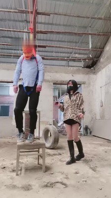 【美离子】炼狱人生-末日审判户外艺术 bf10816_绳艺库视频下载