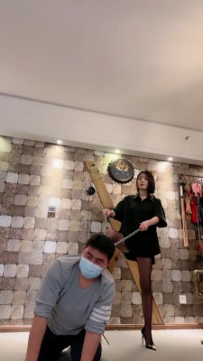 【简一】十字架固定踢打鞭打 bf22962_绳艺库视频下载