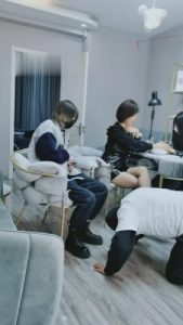 【语晴】19岁素人第一次接触美甲店调 bf10363_绳艺库视频下载