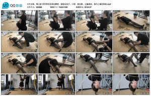 【绳之韵】菲菲黑丝凉高包臀裙，极限后高手、口球、固定棒、分腿悬挂，倒吊之痛初体验_绳艺库视频下载