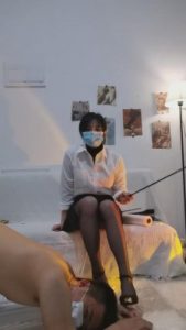 【木秋】超艺术刑奴专场-高跟踩踏/藤条鞭打/高温蜡烛滴蜡 bf6123_绳艺库视频下载