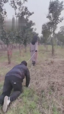 【药神】户外遛狗骑马活埋 bf5278_绳艺库视频下载