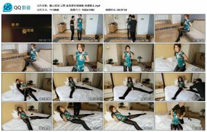 【随心原创】云熙 油亮黑丝绿旗袍 肉感熟女_绳艺库视频下载