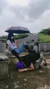 【艺术美学】户外长靴骑马/艺术踢裆/踩踏 G-210730-30_绳艺库视频下载