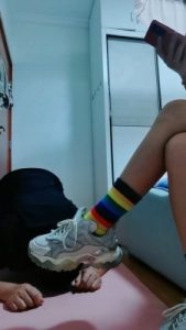 【茜千金】运动鞋棉袜气味羞辱 bf19257_绳艺库视频下载