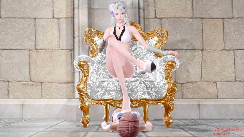 银白平底皮靴+25CM超高跟，踩踏肌肉男+肥胖男+瘦男+萝莉 YC-200412-2_绳艺库视频下载