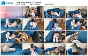 【高校联盟】舞蹈服白丝，头套头盔装袋_绳艺库视频下载