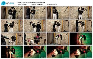 【一绳所爱】珍珍白色紧身裤单腿悬吊体验_绳艺库视频下载