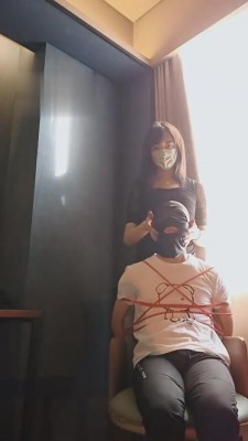 【上海糖糖老师】把小狗绑起来放置 bf5051_绳艺库视频下载