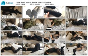 【高校联盟】研究生小周 满屏黑丝脚，大长腿，迷彩背包装袋_绳艺库视频下载