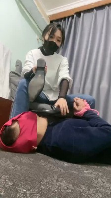 【巍一】强迫脚垫闻臭鞋臭脚臭棉袜 bf20399_绳艺库视频下载