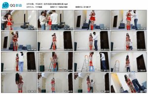 【半岛束艺】佐伊圣诞红袜装拍摄花絮_绳艺库视频下载