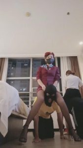 【多多】双S空姐骑马/踩踏【双视角版】bf15640_绳艺库视频下载