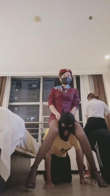 【多多】双S空姐骑马/踩踏【双视角版】bf15640_绳艺库视频下载