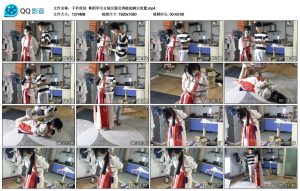 【子衿原创】舞蹈学生古装汉服吊绑踮起脚尖放置_绳艺库视频下载