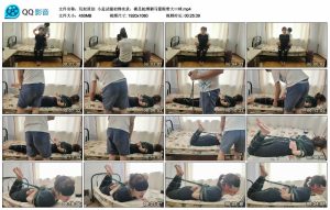 【玩奴原创】小孟试镜初绑实录，裸足蛇缚驷马蒙眼带大口球_绳艺库视频下载